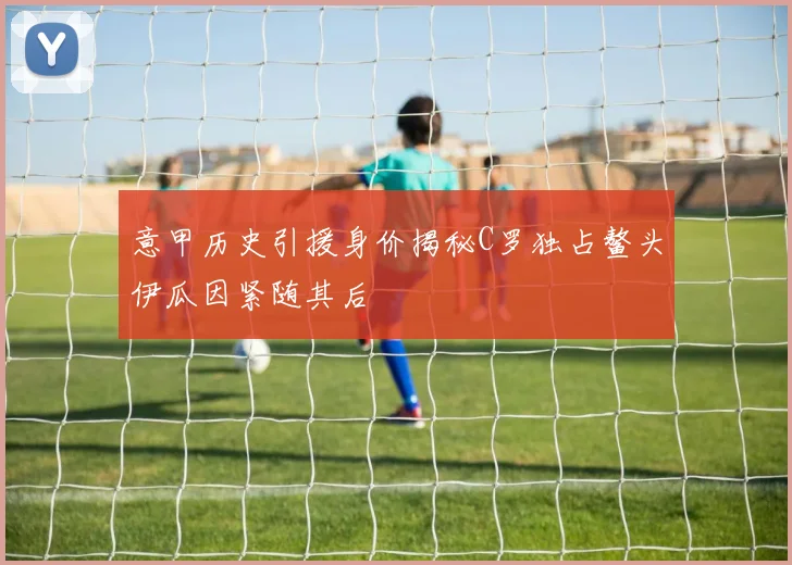 意甲历史引援身价揭秘C罗独占鳌头伊瓜因紧随其后